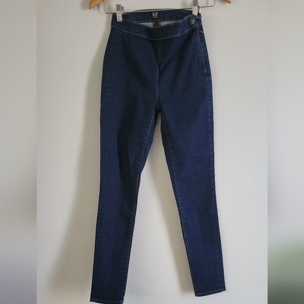 Gap Women's Pocketless Skinny High-Rise Jesns Suze 24 Minimalist
